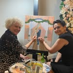 Holly Perez & Victoria Autrey - @wedding_painters_live - Instagram