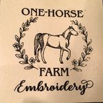Hope Coble - @onehorsefarmembroidery - Instagram
