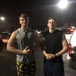 Ian Cavanaugh and Logan Zier - @sweaty_bros - Instagram