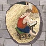 Chris Ulivo Painting narrative, mostly egg tempera - @christopherulivo - Instagram