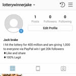 Jack brake - @lotterywinnerjake - Instagram