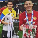James Rodríguez, Marcos Rojo. - @teamjamesrojo - Instagram