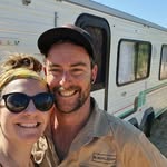 Jess, Bryce, Burrito the Caravan and Betty the Ute! - @burrito_and_betty - Instagram