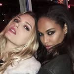 Joan Smalls & Lily Donaldson - @joly_besties - Instagram