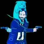 John Wick do design gráfico - @john_wickestaciovc - Instagram