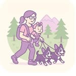 Výlety s dítětem a dvěma psy / Kam to bude? - @kam.to.bude - Instagram
