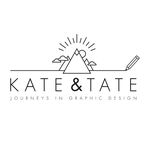 Kate & Tate - @journeysingraphicdesign - Instagram