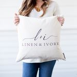 Pillow Lady // Kendra Farmer - @linenandivory - Instagram