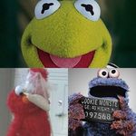 Kermit elmo & cookie monster - @_kermit_elmo_cookiemonster_ - Instagram