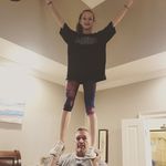 Kevin & Addison - @stunt_dad_and_daughter - Instagram