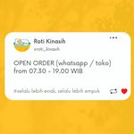Roti Kinasih - @kinasih_bakery - Instagram