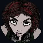 violet >:) - @_.lalaluu._ - Instagram