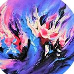 Abstract Painting 🌈Laura Tozer - @lauratozerart - Instagram