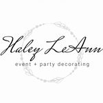 𝐻𝒶𝓁𝑒𝓎 𝐿𝑒𝒜𝓃𝓃 - @_haleyleann_eventdecorating - Instagram