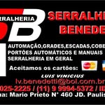 Luis Vinicius Benedetti - @serralheria.benedetti - Instagram