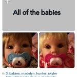Madelyn Hunter and Skyler - @3_babies_madelyn_hunter_skyler - Instagram