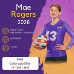 Mae Rogers - @maerogers_volleyball - Instagram