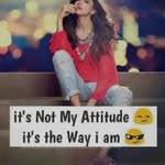 My attitude depends on your behaviour - @malikaprince786 - Instagram