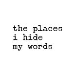 Amanda Behrens - @theplacesihidemywords - Instagram
