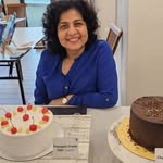 Manjari Jain/ eggless vegetarian, vegan, with eggcakes - @nurturecakessg - Instagram