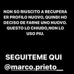 Marco Prieto - @profilochiusomarcoprieto - Instagram