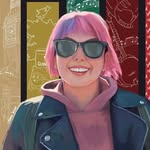 Smile. Pink Hair. - @marialustt - Instagram