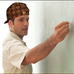That mark the teacher misses while erasing the board annoys me to no end. - Facebook