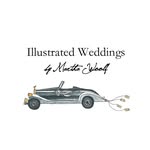 Illustrated Weddings by Martha Woolf - @marthawoolfillustratedweddings - Instagram