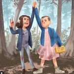 Millie BB And Dafne Keen - @elevenandlaura - Instagram