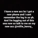 millie old acc - @_millie_kenny_ - Instagram