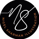 Nɪɢᴇʟ Sʜᴀʀᴍᴀɴ Iʟʟᴜsᴛʀᴀᴛɪᴏɴ - @nigelsharmanillustration - Instagram