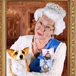 Nikki Adams as Queen Elizabeth - @queennikkiadams - Instagram