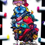 Norman Cartwright - @doodlingslime - Instagram