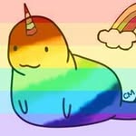 Cosmic Narwhal - @paulcloss - Instagram