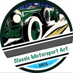 Perry Shaw & Andrea Polcri - @classic_motorsport_art - Instagram