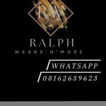 Idowu Babatunde Raphael - @ralphwearsandmore - Instagram