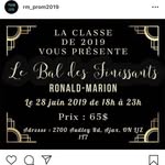 ronald marion prom 2019 - @rmprom2k19 - Instagram