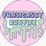 • Ruby Waller • - @fansignsbyrubywx - Instagram