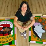 Ruth Summers - Stained Glass - @ruthsummers_blueskiesglass - Instagram