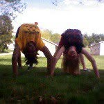 Sara Viers and Tyashia Gellner - @singing_dancing_gymnast_flags - Instagram