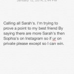 Sarah Clift - @callingallsarahs - Instagram