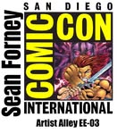 Sean Forney @ SDCC Artist Alley EE-03 - @seanforneyart - Instagram