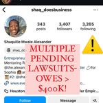 Shaquille Mwale Alexander - @shaq_scamsaremybusiness - Instagram