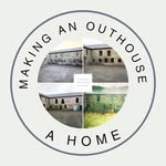Making an Outhouse a Home - @sharon_rectory_outhouse_reno - Instagram