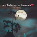 La soledad no es tan mala. - Facebook