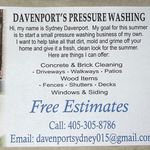Sydney Davenport - @davenports_pressure_washing - Instagram