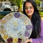 Resin Varmala preservation|Gifting|Art workshops|Terrazo/Candles - @designamorebyjahnvi - Instagram