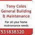 Tony Coles General Building &amp; Maintenance - Facebook