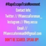 Vanessa Foreman - @rapeescapemovement - Instagram