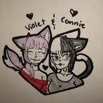 neko duo - @violet_connie1551 - Instagram
